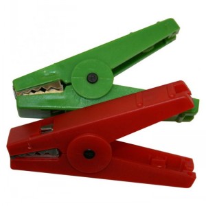 Agrifence Croc Clips Red/grn (2)
